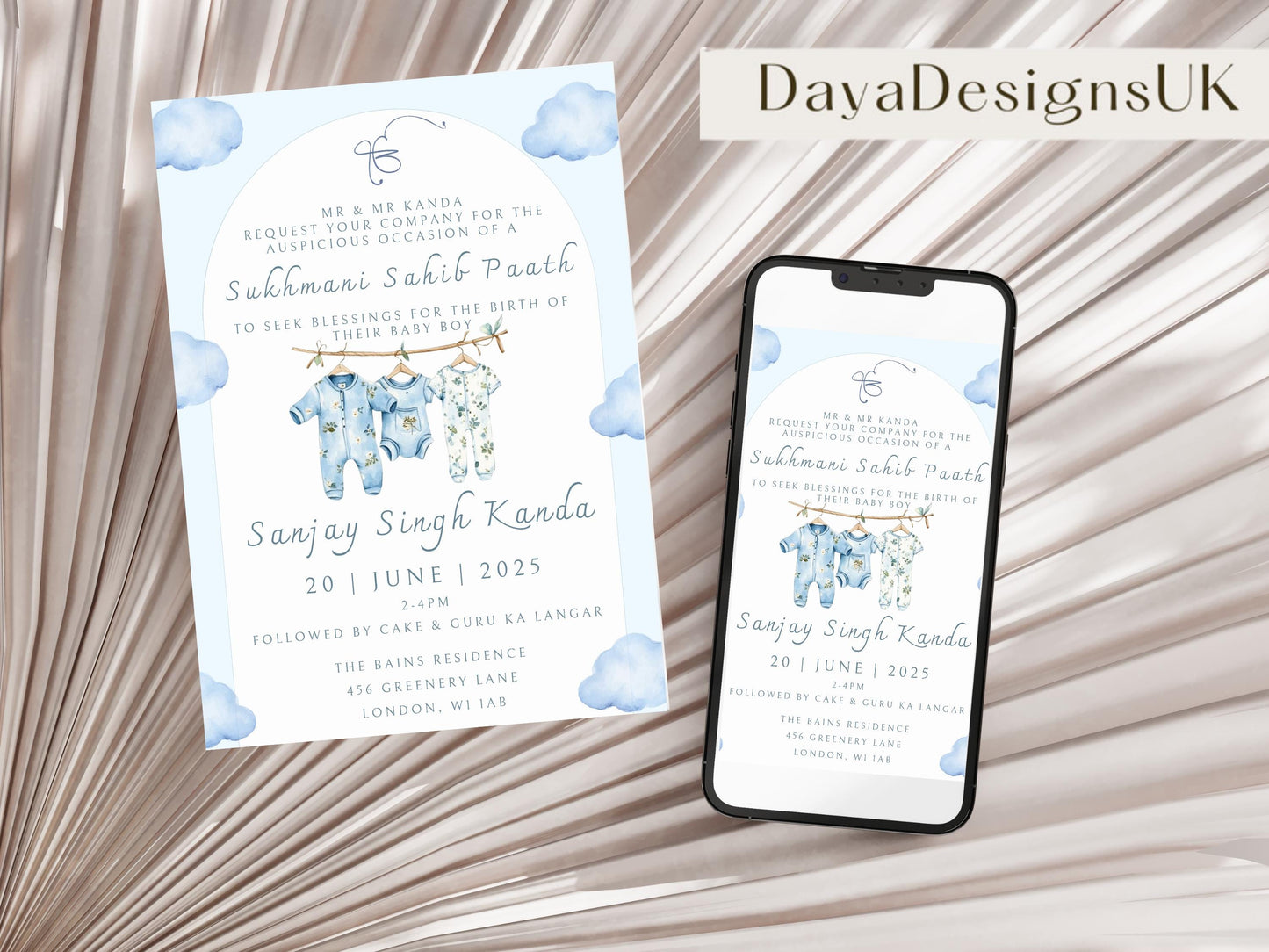 Made-to-Order Invitation Design Service (Non-Wedding Events) – Save Time, Stress-Free Editing!