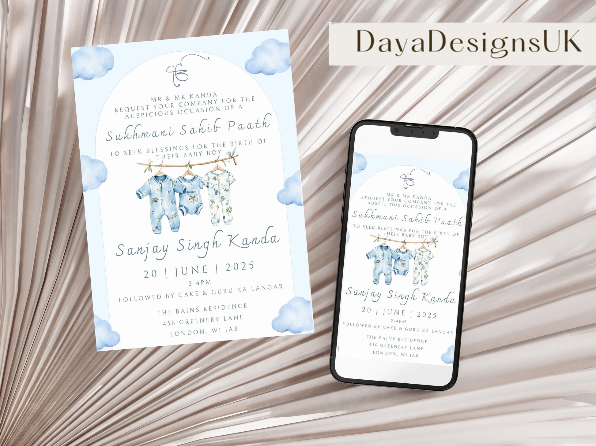 Made-to-Order Invitation Design Service (Non-Wedding Events) – Save Time, Stress-Free Editing!