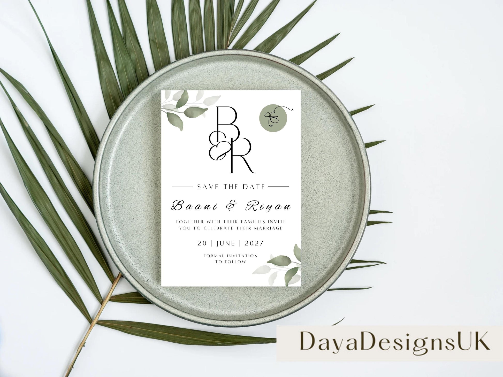 Digital Roka Chunni Takhar Ceremony Invite, Modern Floral Autumn Theme, Canva Editable, Sikh Occasion, Hindu Roka, Engagement DIY Invitation