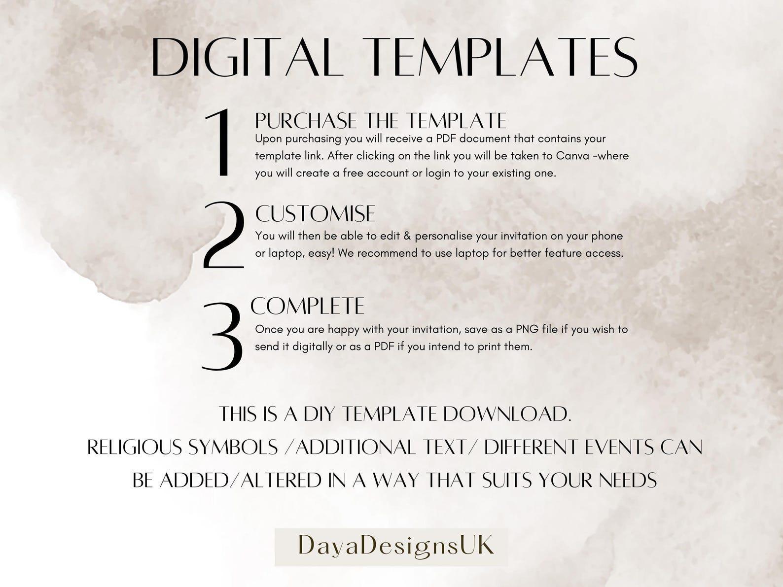 Rustic Autumn Floral Roka Welcome Sign Template | Editable Canva Digital Download | A2 Ceremony Sign | Matching Invitation Set | Engagement