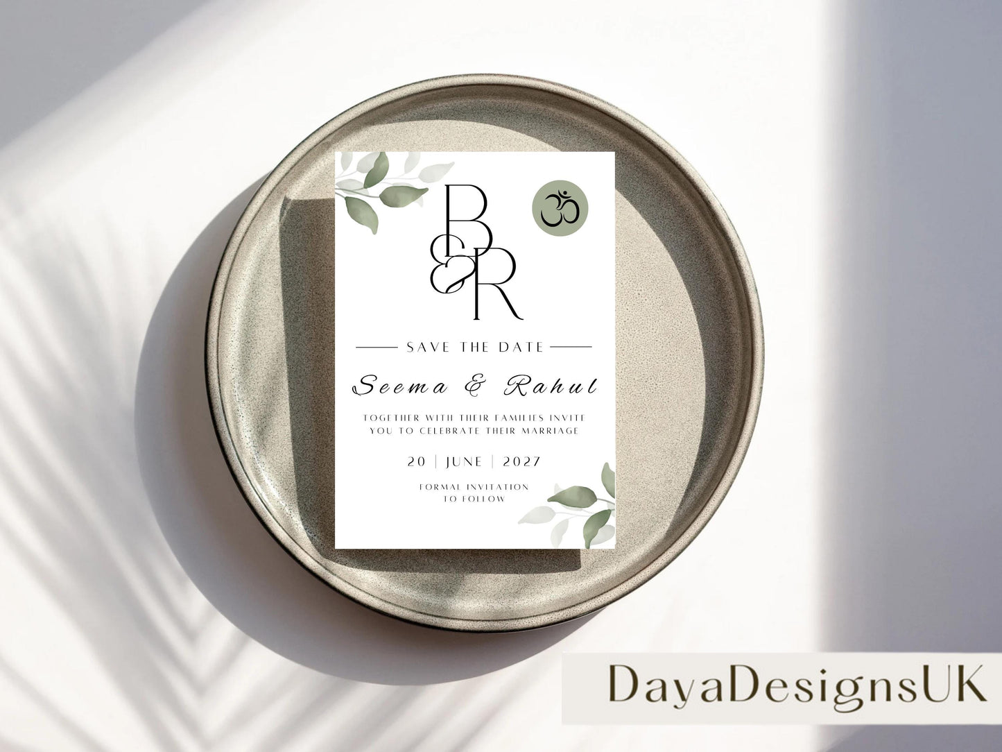 Digital Roka Chunni Takhar Ceremony Invite, Modern Floral Autumn Theme, Canva Editable, Sikh Occasion, Hindu Roka, Engagement DIY Invitation